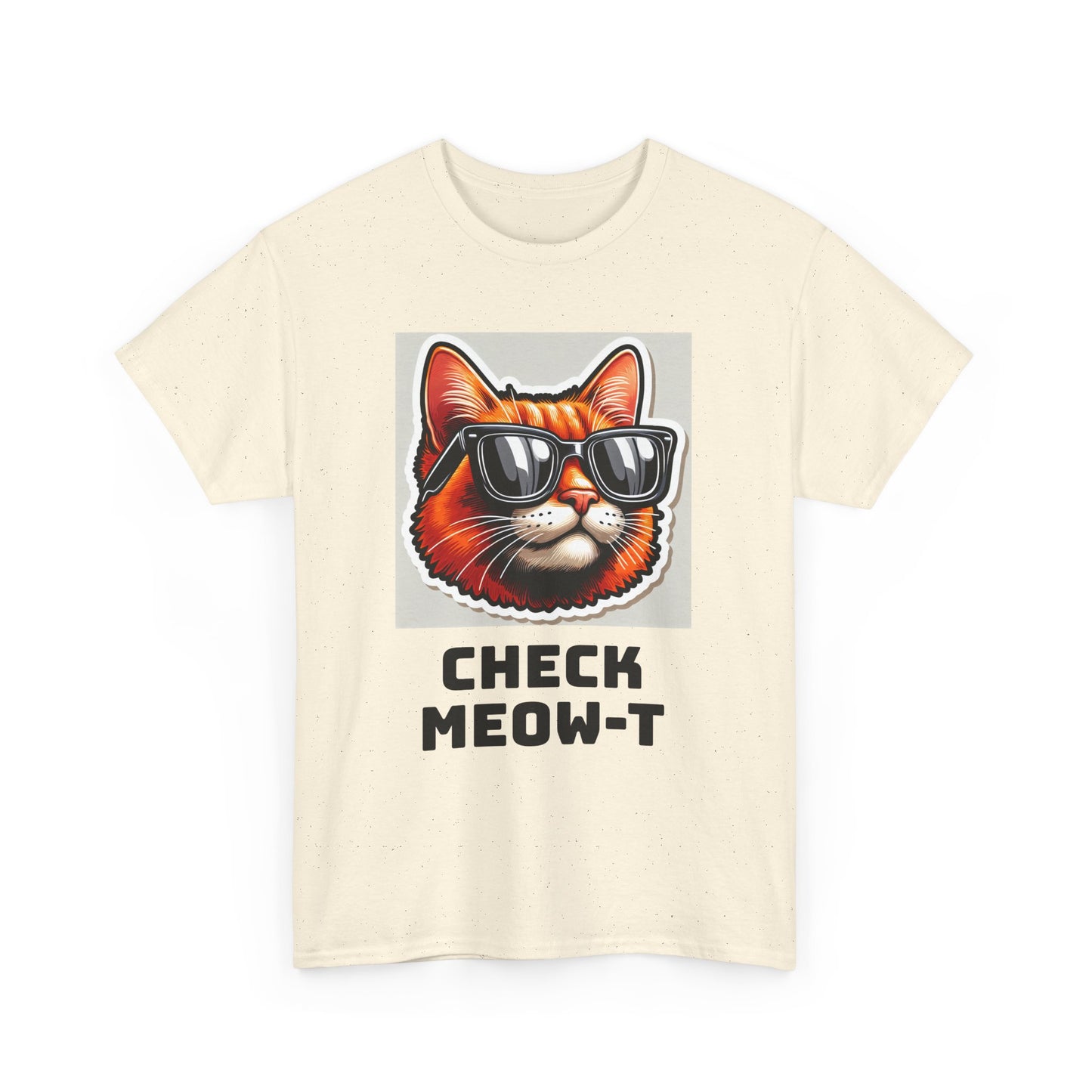 Cool Cat Check Meow-T" Graphic Shirt