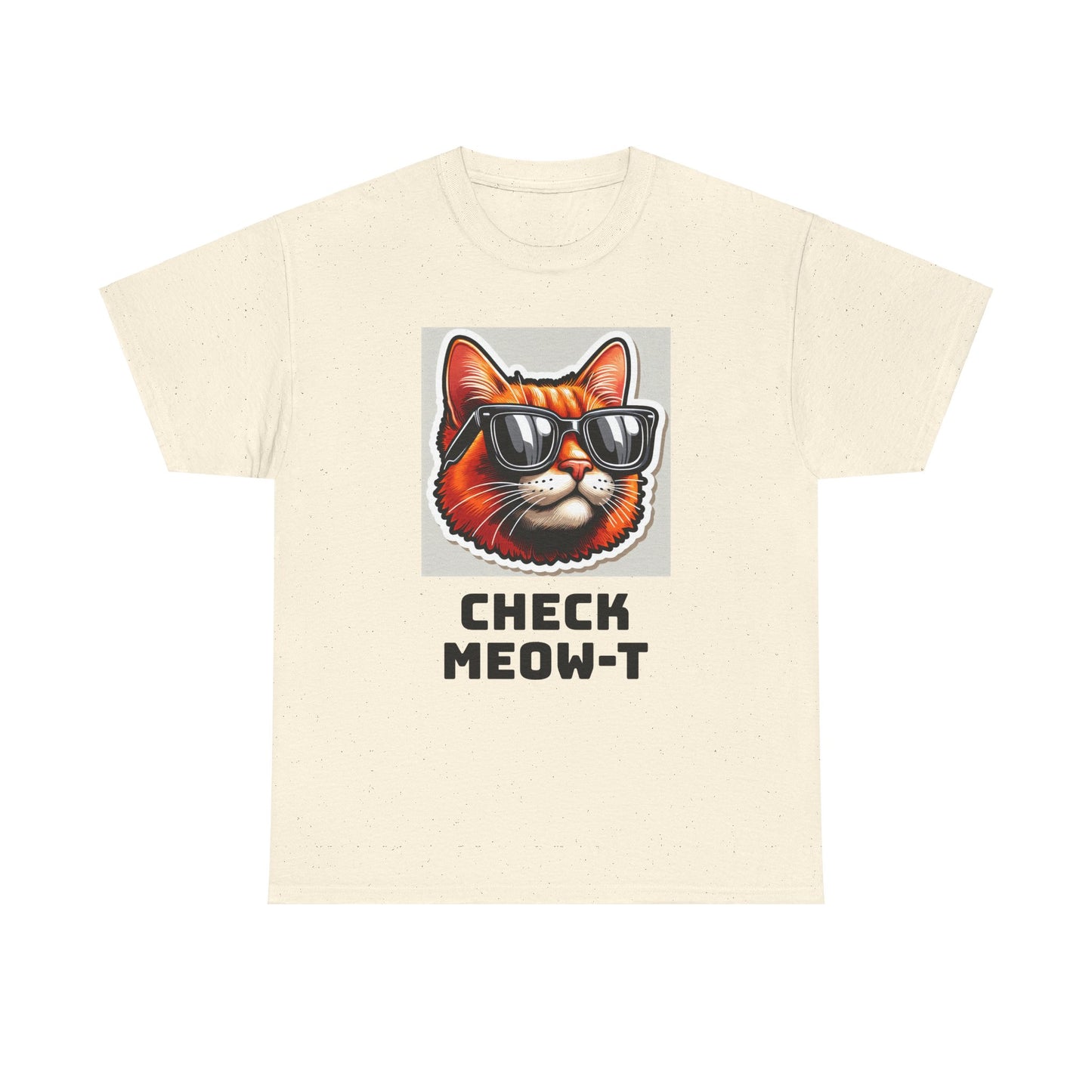 Cool Cat Check Meow-T" Graphic Shirt