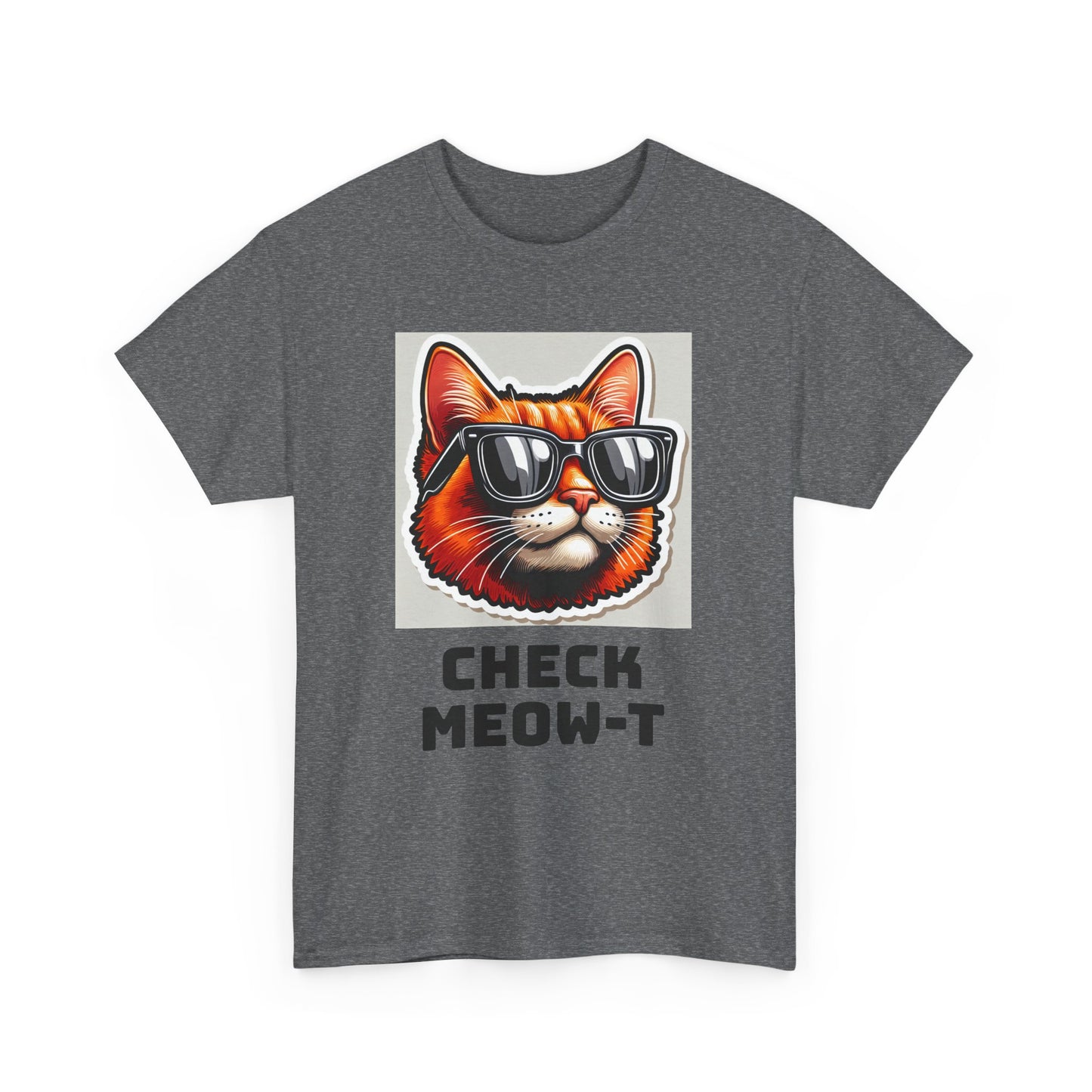 Cool Cat Check Meow-T" Graphic Shirt