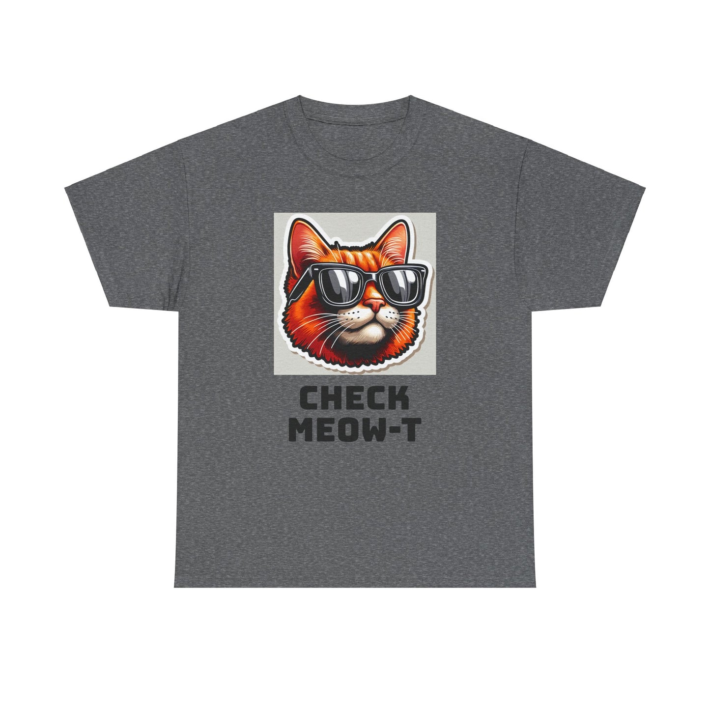 Cool Cat Check Meow-T" Graphic Shirt