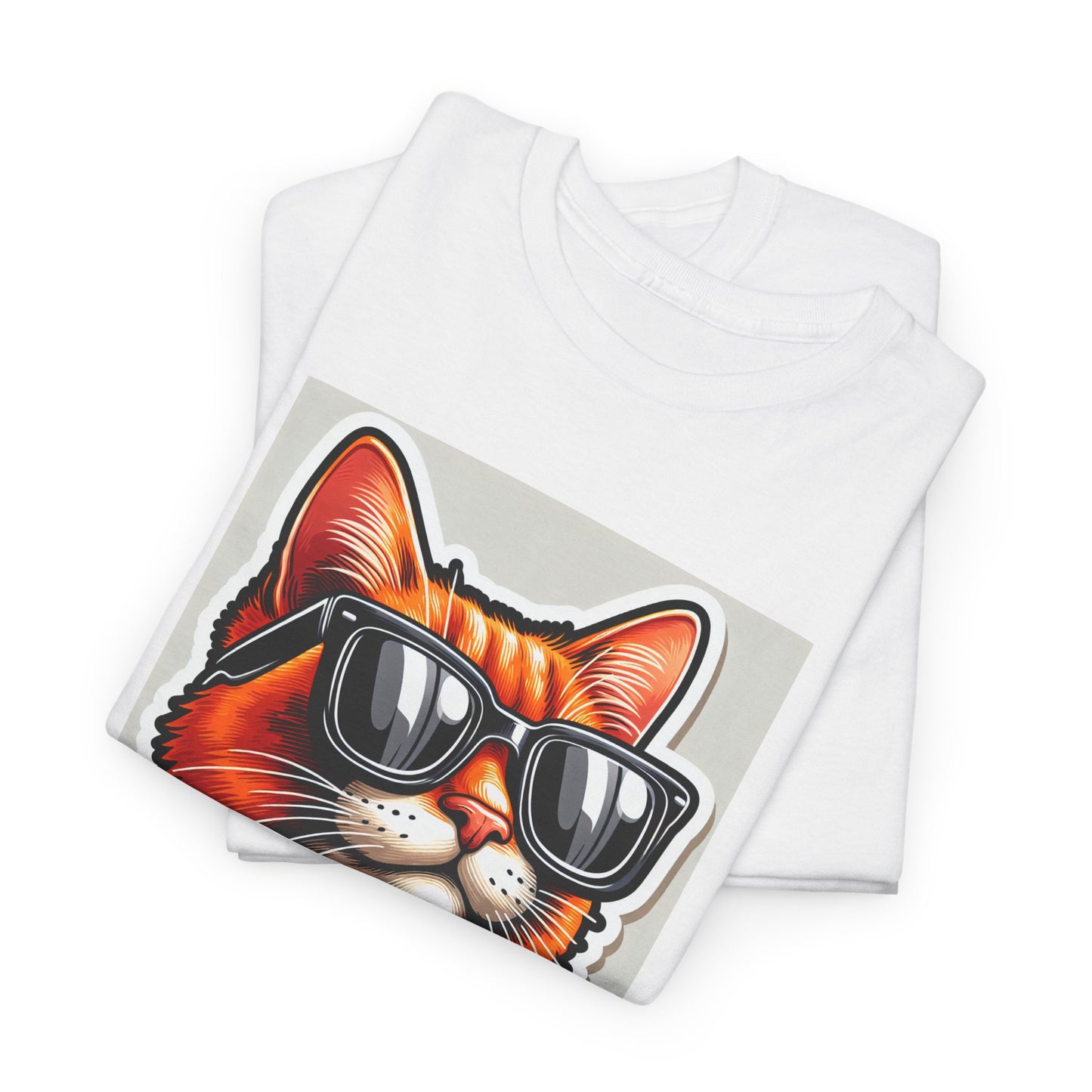 Cool Cat Check Meow-T" Graphic Shirt