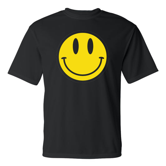 Be Happy Classic Black Tee